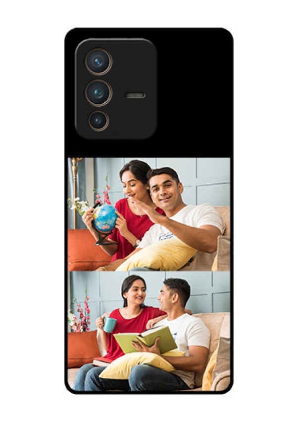 Vivo V23 Pro 5G 2 Images on Glass Phone Cover