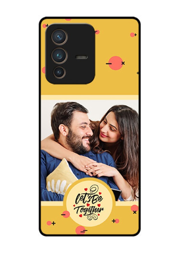 Vivo V23 Pro 5G Photo Printing on Glass Case - Lets be Together Design