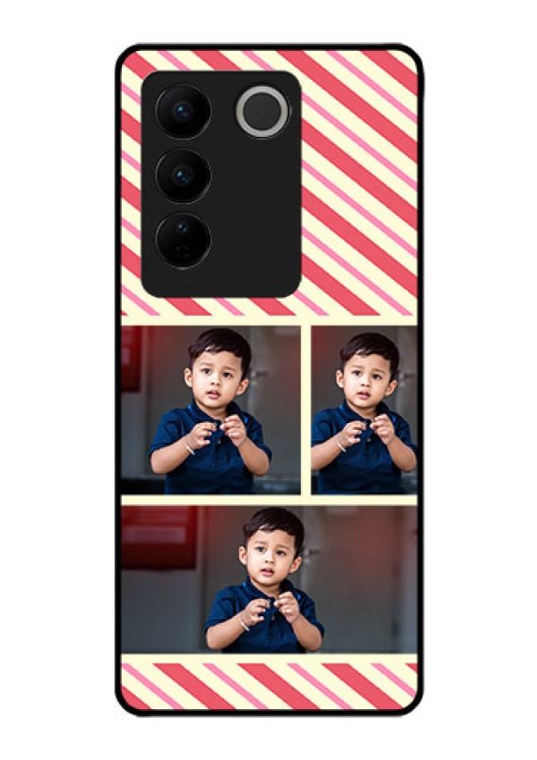Vivo V27 Pro 5G Personalized Glass Phone Case - Picture Upload Mobile Case Design