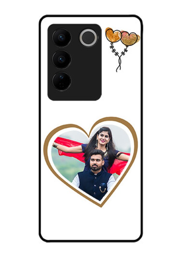 Vivo V27 Pro 5G Custom Glass Mobile Case - You & Me Design