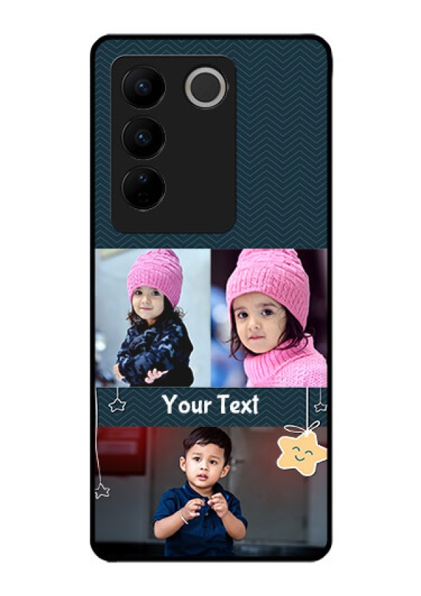 Vivo V27 Pro 5G Custom Glass Mobile Case - Hanging Stars Design