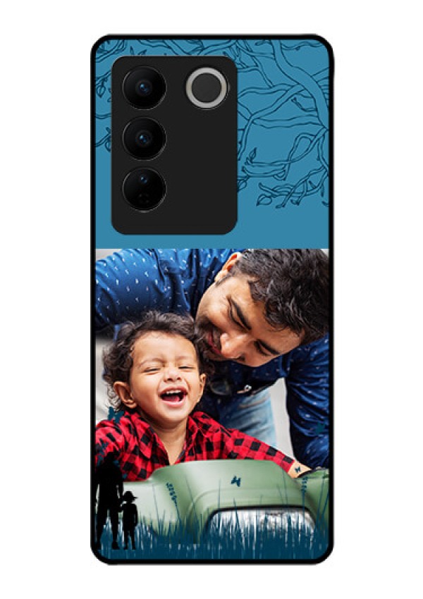 Vivo V27 Pro 5G Custom Glass Mobile Case - Best dad design