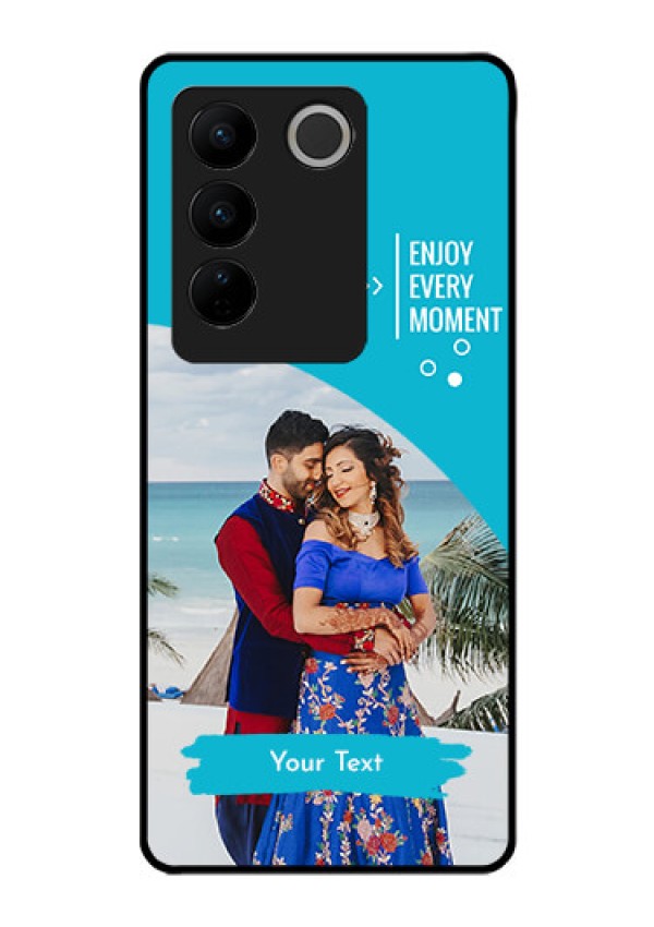 Vivo V27 Pro 5G Custom Glass Mobile Case - Happy Moment Design