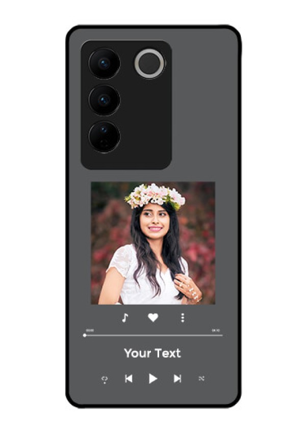 Vivo V27 Pro Custom Glass Mobile Case - Play The Music Design