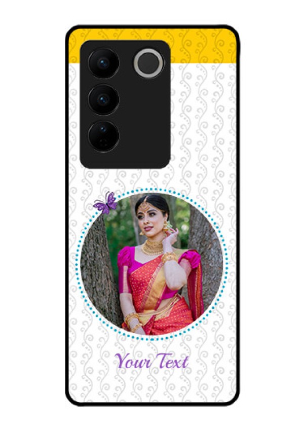 Vivo V27 5G Custom Glass Mobile Case - Girls Premium Case Design