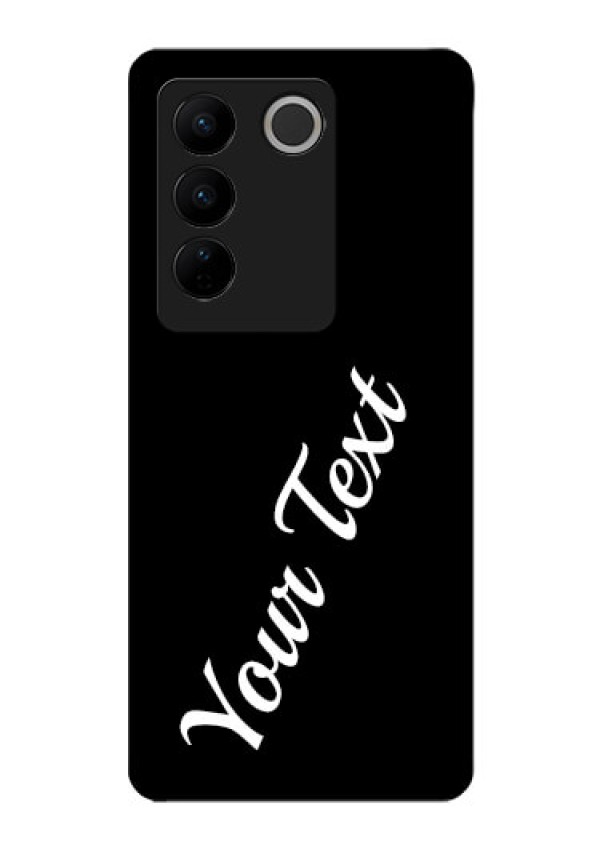 Vivo V27 5G Custom Glass Mobile Cover with Your Name