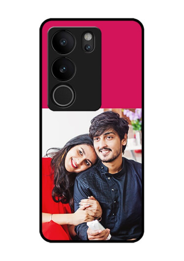 Vivo V29 5G Custom Glass Phone Case - Anniversary Cover Design