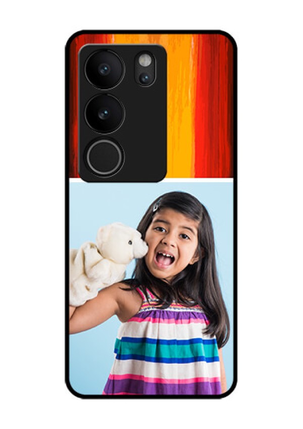 Vivo V29 5G Custom Glass Phone Case - Multi Color Design