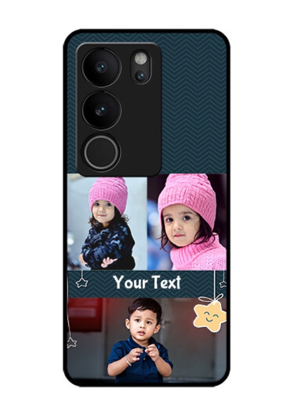 Vivo V29 5G Custom Glass Phone Case - Hanging Stars Design