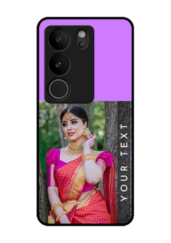 Vivo V29 5G Custom Glass Phone Case - Birthday Icons Design