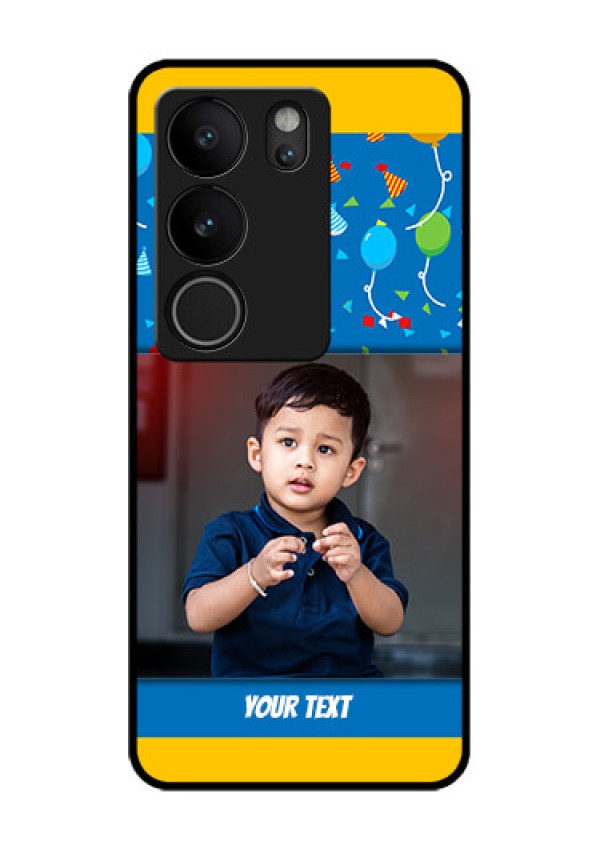 Vivo V29 5G Custom Glass Phone Case - Birthday Wishes Design
