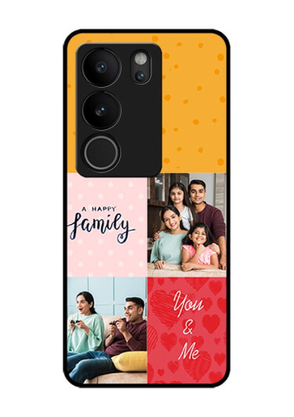Vivo V29 5G Custom Glass Phone Case - Images With Quotes Design
