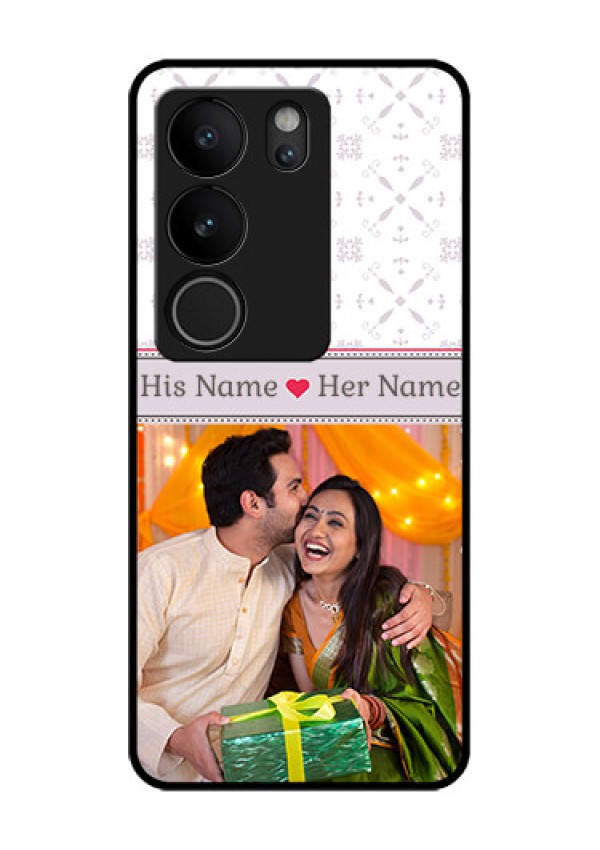 Vivo V29 5G Custom Glass Phone Case - With Photo And Ethnic Design