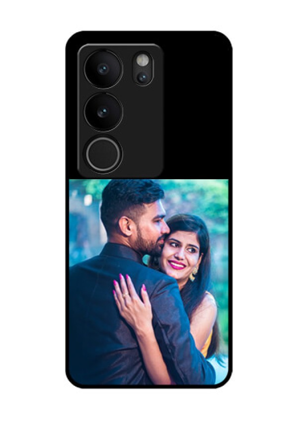 Vivo V29 5G Custom Glass Phone Case - Upload Full Picture With Custom Color Design