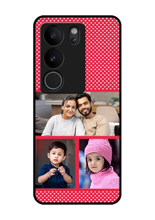 Vivo V29 Pro 5G Custom Glass Phone Case - Bulk Photo Upload Design