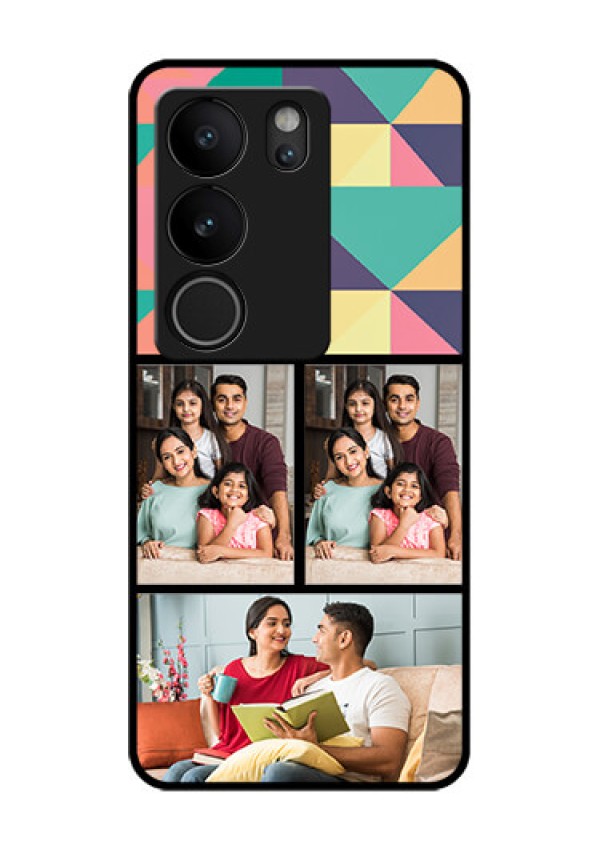 Vivo V29 Pro 5G Custom Glass Phone Case - Bulk Pic Upload Design
