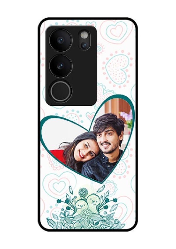 Vivo V29 Pro 5G Custom Glass Phone Case - Premium Couple Design