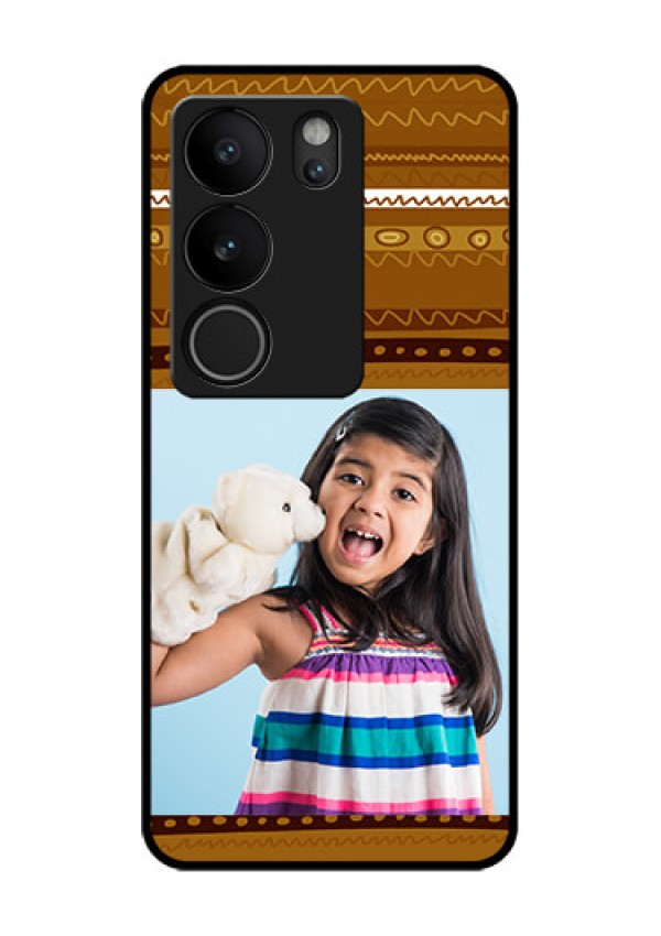 Vivo V29 Pro 5G Custom Glass Phone Case - Friends Picture Upload Design