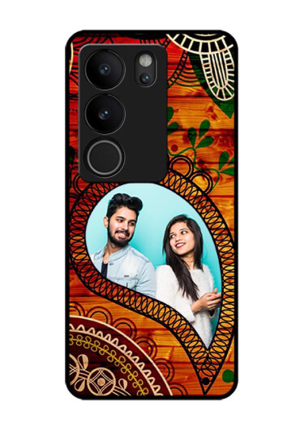 Vivo V29 Pro 5G Custom Glass Phone Case - Abstract Colorful Design