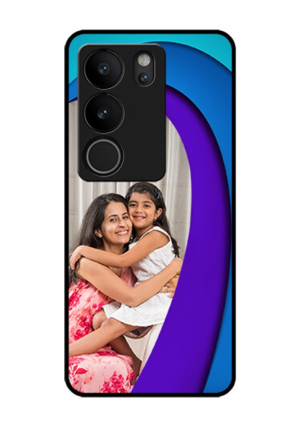 Vivo V29 Pro 5G Custom Glass Phone Case - Simple Pattern Design