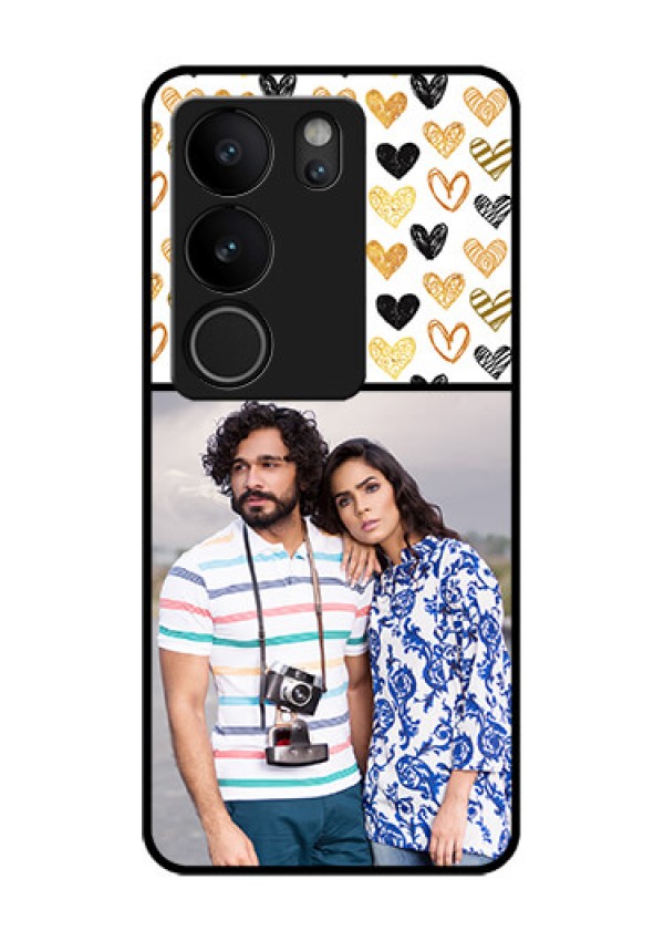 Vivo V29 Pro 5G Custom Glass Phone Case - Love Symbol Design