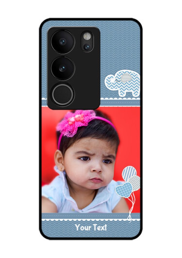Vivo V29 Pro 5G Custom Glass Phone Case - With Kids Pattern Design