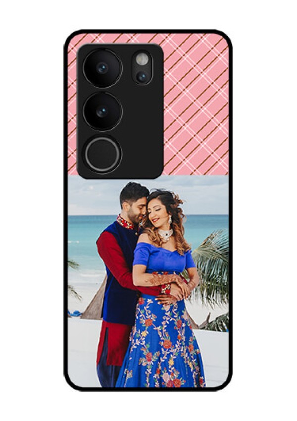 Vivo V29 Pro 5G Custom Glass Phone Case - Together Forever Design