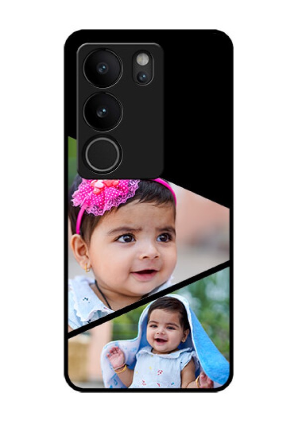 Vivo V29 Pro 5G Custom Glass Phone Case - Semi Cut Design