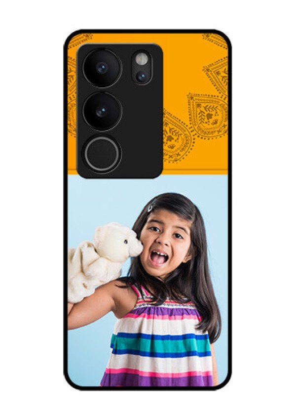 Vivo V29 Pro 5G Custom Glass Phone Case - Photo Wedding Design