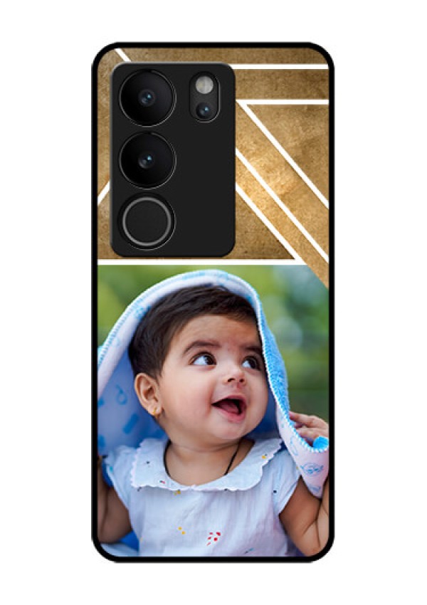 Vivo V29 Pro 5G Custom Glass Phone Case - Gradient Abstract Texture Design