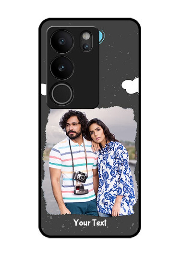Vivo V29 Pro 5G Custom Glass Phone Case - Splashes With Love Doodles Design
