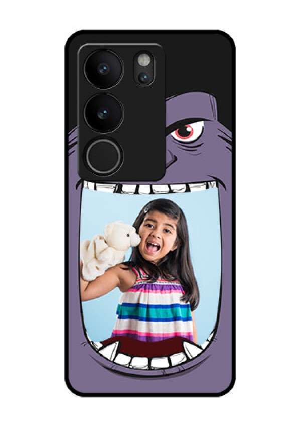 Vivo V29 Pro 5G Custom Glass Phone Case - Angry Monster Design