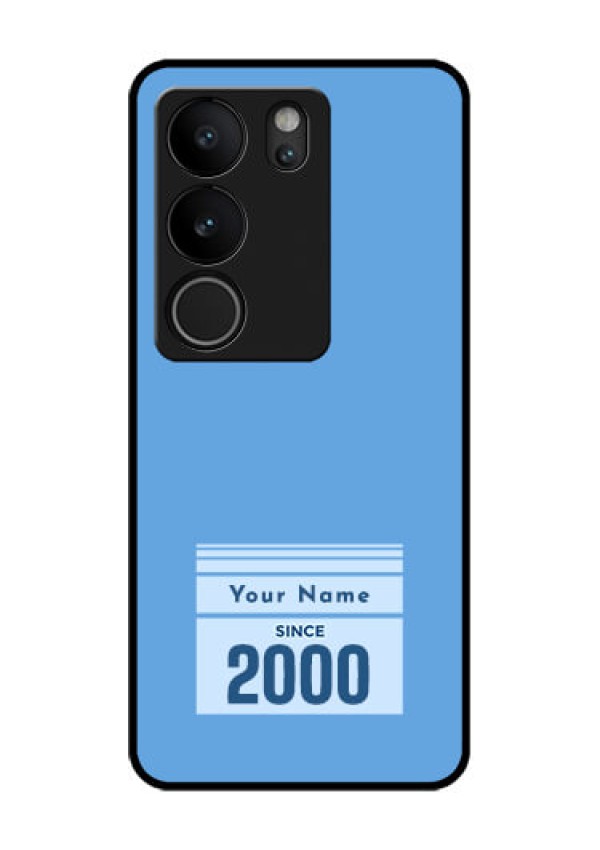 Vivo V29 Pro 5G Custom Glass Phone Case - Custom Year Of Birth Design
