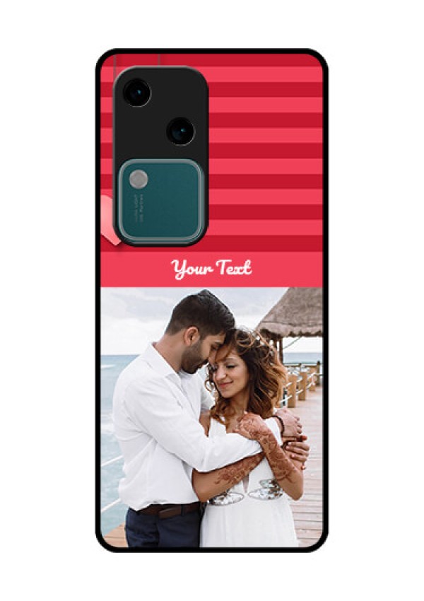 Vivo V30 5G Custom Glass Phone Case - Valentines Day Design