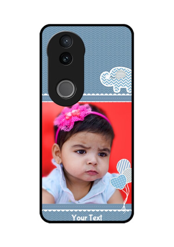Vivo V50 5G Custom Glass Phone CaseWith Kids Pattern Design
