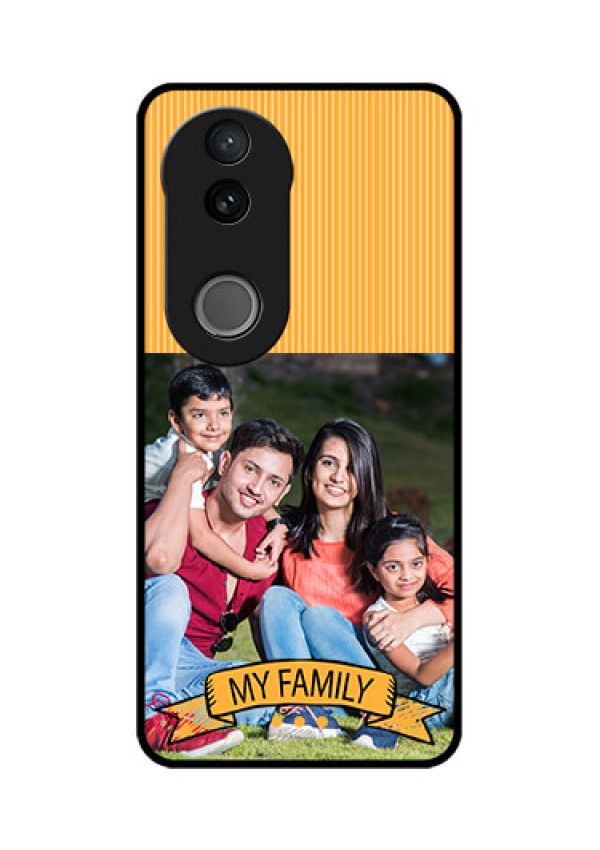 Vivo V50 5G Custom Glass Phone CaseMy Family Design