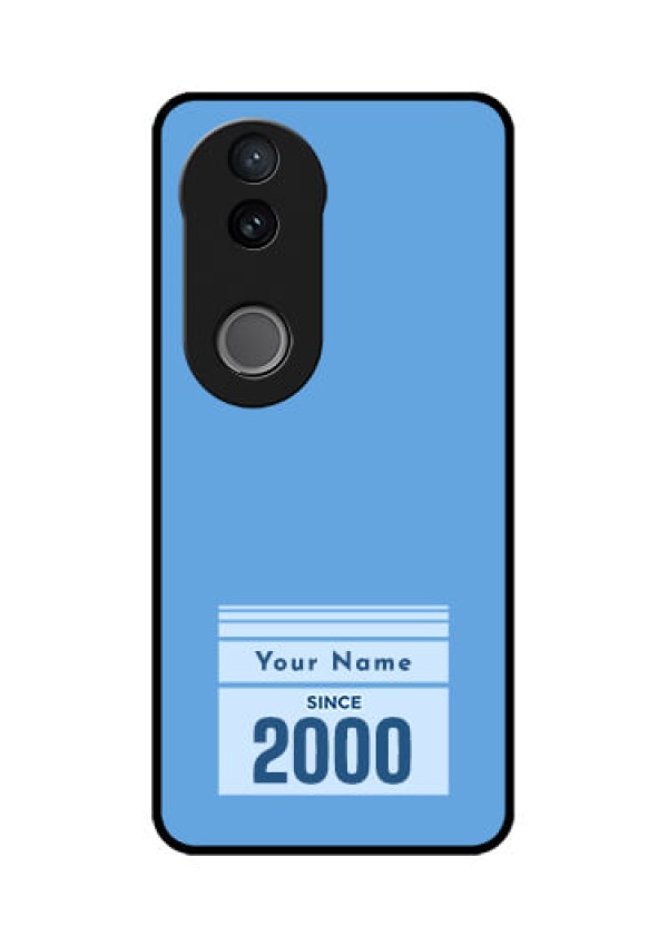 Vivo V50 5G Custom Glass Phone CaseCustom Year Of Birth Design