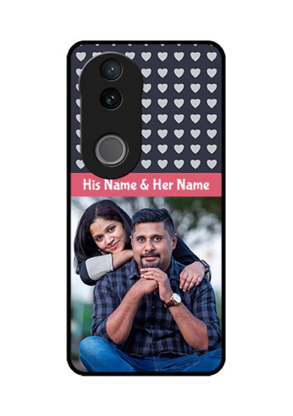 Vivo V50e 5G Custom Glass Phone Case - Love Symbols Design