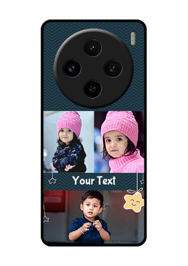 Vivo X100 5G Custom Glass Phone Case - Hanging Stars Design