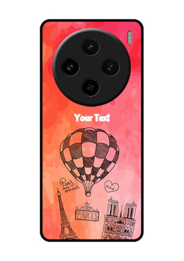 Vivo X100 5G Custom Glass Phone Case - Paris Theme Design