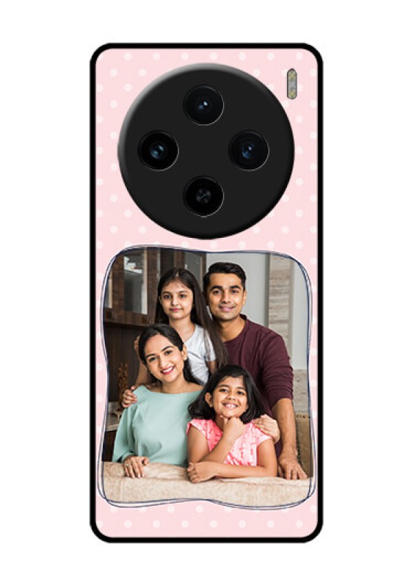 Vivo X100 5G Custom Glass Phone Case - Family With Dots Design