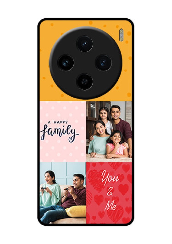 Vivo X100 5G Custom Glass Phone Case - Images With Quotes Design