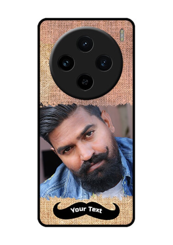 Vivo X100 5G Custom Glass Phone Case - With Texture Design