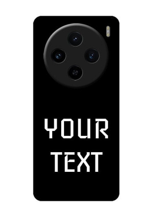 Vivo X100 5G Custom Glass Phone Case - Your Name Design