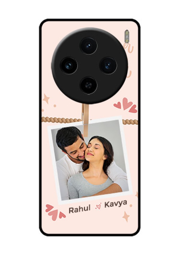 Vivo X100 5G Custom Glass Phone Case - Forever And Ever Love Design