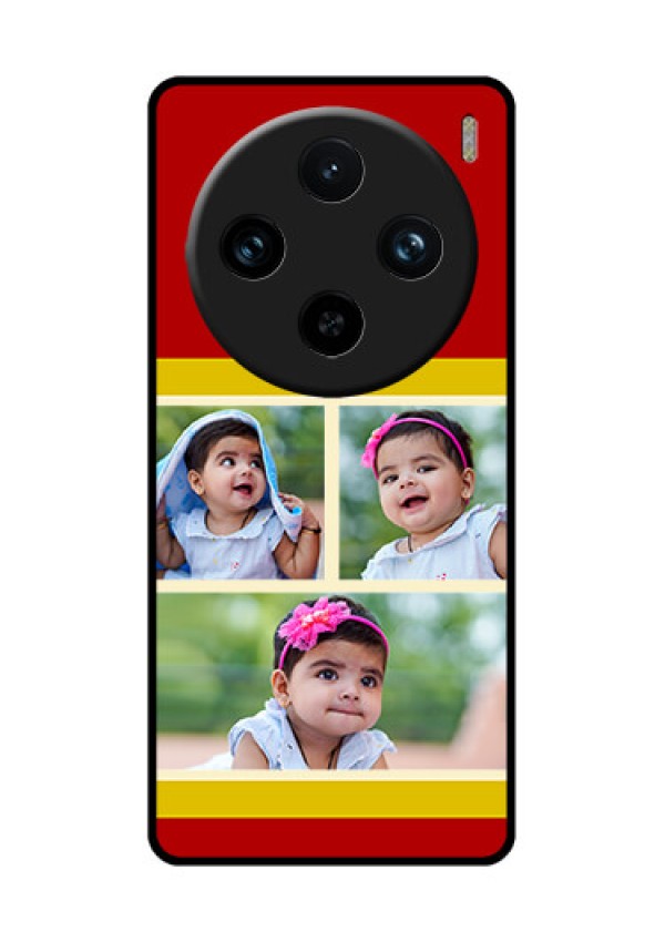 Vivo X100 Pro 5G Custom Glass Phone Case - Multiple Pic Upload Design