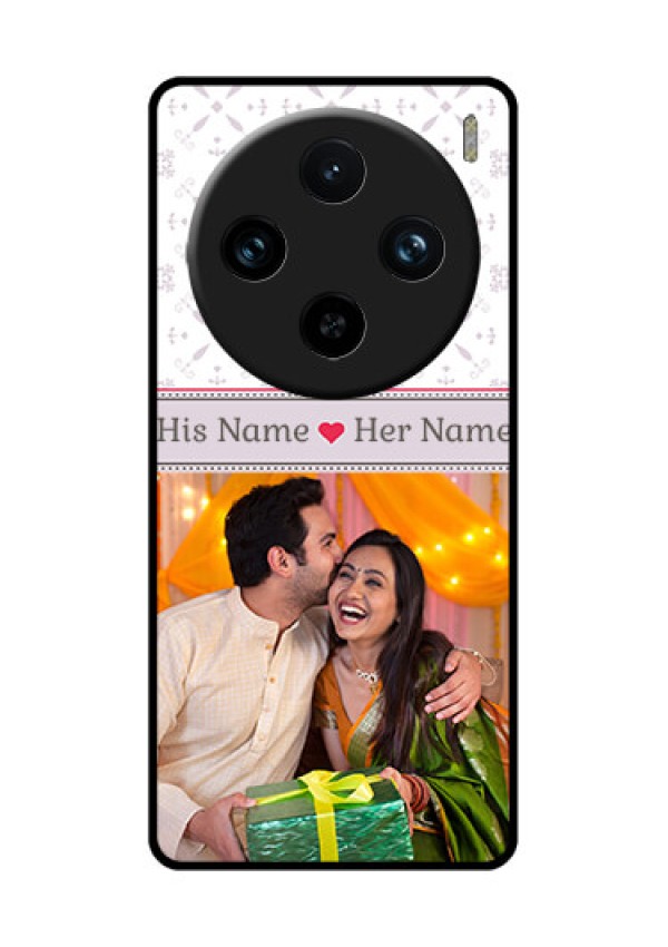 Vivo X100 Pro 5G Custom Glass Phone Case - With Photo And Ethnic Design