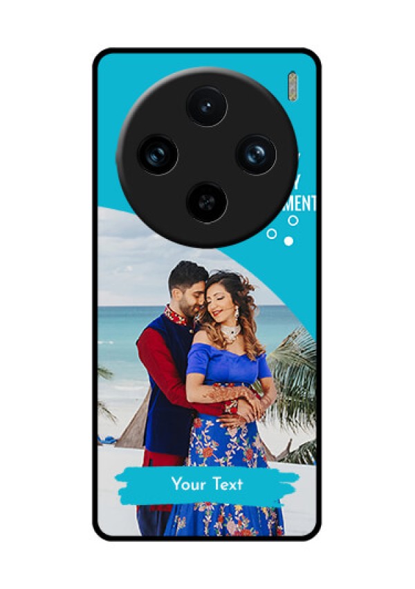 Vivo X100 Pro 5G Custom Glass Phone Case - Happy Moment Design