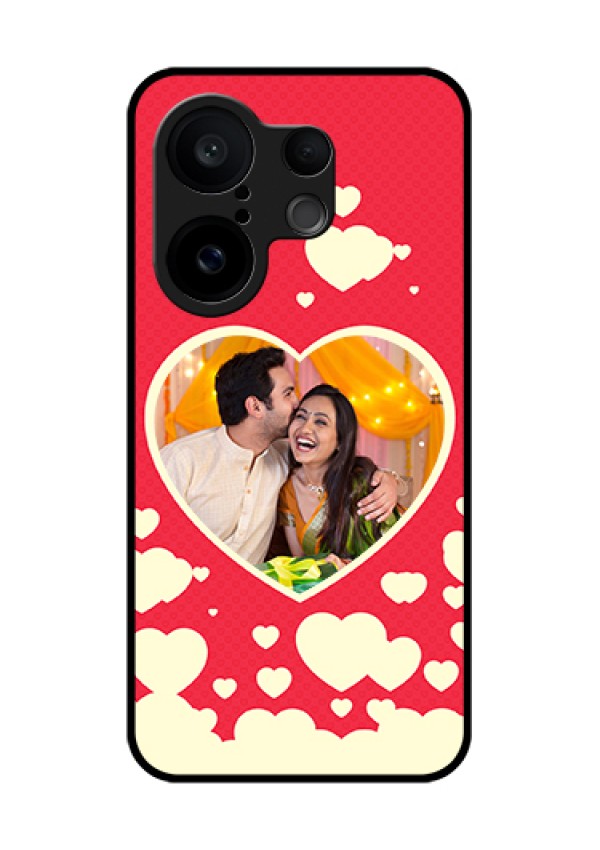 Vivo X200 FE 5G Custom Glass Phone Case - Love Symbols Phone Cover Design