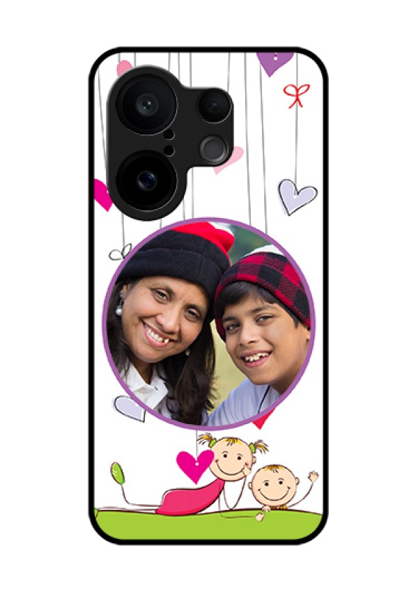 Vivo X200 FE 5G Custom Glass Phone Case - Cute Kids Phone Case Design